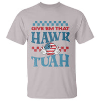 Give 'Em That Hawk Tuah Groovy T Shirt - Wonder Print Shop