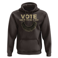 Vote Like Ruth Sent You RBG Feminist Hoodie - Wonder Print Shop