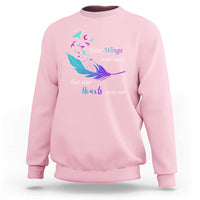 Suicide Prevention Sweatshirt Your Wings Were Ready But Our Hearts Were Not - Wonder Print Shop
