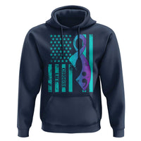 Suicide Prevention Hoodie Choose Life American Flag