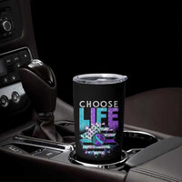 Suicide Prevention Tumbler Cup Choose Life Sunflower American