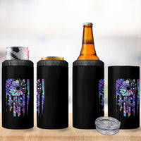 Suicide Prevention 4 in 1 Can Cooler Tumbler Be Here Tomorrow Semicolon Sunflower American Flag