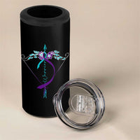 Suicide Prevention Arrow Warrior 4 in 1 Can Cooler Tumbler