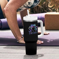 Suicide Prevention Christ Tumbler With Handle Your Story Is Not Over Yet