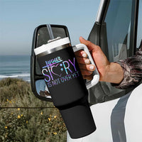 Suicide Prevention Christ Tumbler With Handle Your Story Is Not Over Yet
