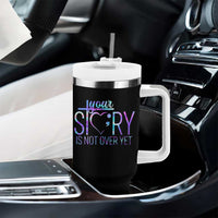 Suicide Prevention Christ Tumbler With Handle Your Story Is Not Over Yet