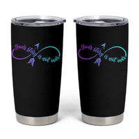 Suicide Prevention Tumbler Cup Your Story Is Not Over Yet Arrow