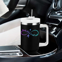 Suicide Prevention Tumbler With Handle Your Story Is Not Over Yet Arrow