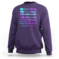Suicide Prevention Sweatshirt I Am A Survivor There Is More To My Story - Wonder Print Shop