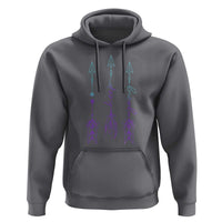 Suicide Prevention Arrow Semicolon Keep Going Hoodie - Wonder Print Shop