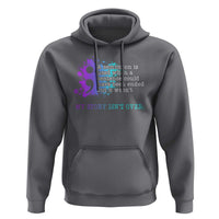 Semicolon Suicide Prevention Hoodie My Story Is Not Over - Wonder Print Shop