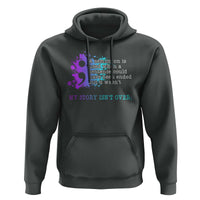 Semicolon Suicide Prevention Hoodie My Story Is Not Over - Wonder Print Shop