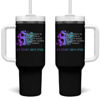 Semicolon Suicide Prevention Tumbler With Handle My Story Is Not Over