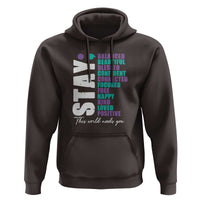 Suicide Prevention Semicolon Stay Hoodie This World Needs You - Wonder Print Shop