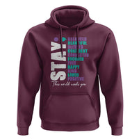 Suicide Prevention Semicolon Stay Hoodie This World Needs You - Wonder Print Shop