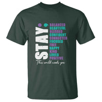 Suicide Prevention Semicolon Stay T Shirt This World Needs You - Wonder Print Shop