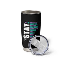 Suicide Prevention Semicolon Stay Tumbler Cup This World Needs You