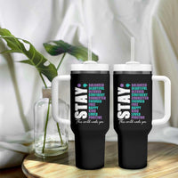 Suicide Prevention Semicolon Stay Tumbler With Handle This World Needs You