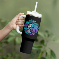 Suicide Prevention Tumbler With Handle No Story Should End Too Soon Skul Sunflower