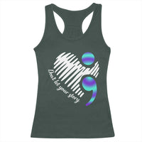 Suicide Prevention Racerback Tank Top Don't Let Your Story End