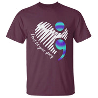 Suicide Prevention T Shirt Don't Let Your Story End