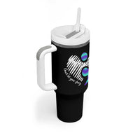 Suicide Prevention Tumbler With Handle Don't Let Your Story End