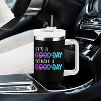 Suicide Prevention Tumbler With Handle It's A Good Day To Have A Good Day