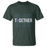 Suicide Prevention Support T Shirt We Fight Together Squad - Wonder Print Shop