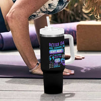 Suicide Prevention Tumbler With Handle Stay Here Better Dáy Are Coming Soon