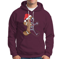 Christmas Hoodie Gingerbread Skeleton X-Ray Tech Nurse - Wonder Print Shop