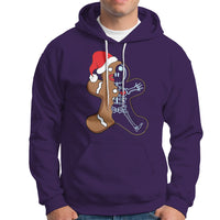 Christmas Hoodie Gingerbread Skeleton X-Ray Tech Nurse - Wonder Print Shop