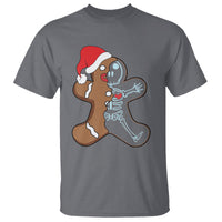 Christmas T Shirt Gingerbread Skeleton X-Ray Tech Nurse - Wonder Print Shop