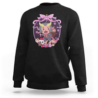 Kawaii Pastel Krampus Cute Creepy Christmas Sweatshirt - Wonder Print Shop