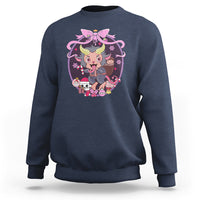 Kawaii Pastel Krampus Cute Creepy Christmas Sweatshirt - Wonder Print Shop