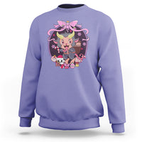 Kawaii Pastel Krampus Cute Creepy Christmas Sweatshirt - Wonder Print Shop