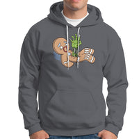 Scary Zombie Gingerbread Krampus Christmas Broken Cookie Hoodie - Wonder Print Shop