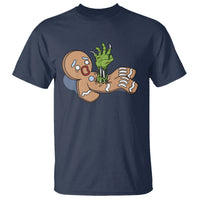 Scary Zombie Gingerbread Krampus Christmas Broken Cookie T Shirt - Wonder Print Shop