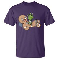 Scary Zombie Gingerbread Krampus Christmas Broken Cookie T Shirt - Wonder Print Shop