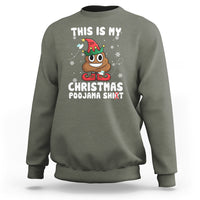Funny Elf Poop This Is My Christmas Poojama Shirt Sweatshirt - Wonder Print Shop