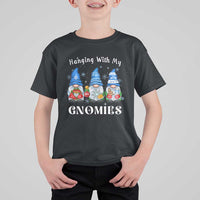 Hanging With My Gnomies Cute Xmas Gnome T Shirt For Kid - Wonder Print Shop