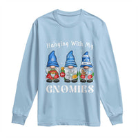 Hanging With My Gnomies Cute Xmas Gnome Long Sleeve Shirt