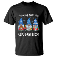 Hanging With My Gnomies Cute Xmas Gnome T Shirt - Wonder Print Shop