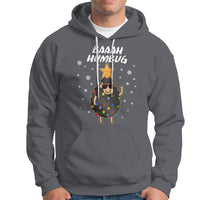 Baaah Humbug Funny Sheep Anti Christmas Lights Hoodie - Wonder Print Shop