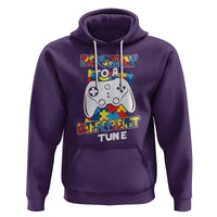 Autism Awareness Hoodie Rocking To A Different Tune Autistic Gamer - Wonder Print Shop