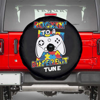 Autism Awareness Spare Tire Cover Rocking To A Different Tune Autistic Gamer