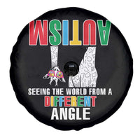 Giraffe Autism Seeing World Different Angle Spare Tire Cover
