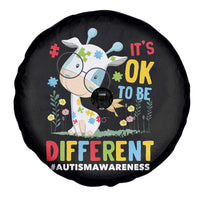 Autism Awareness Spare Tire Cover It's Ok To Be Different Cute Puzzle Giraffe