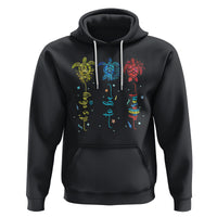 Autism Awareness Hoodie It's Ok To Be Different Sea Turtle - Wonder Print Shop