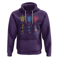 Autism Awareness Hoodie It's Ok To Be Different Sea Turtle - Wonder Print Shop