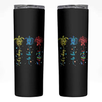 Autism Awareness Skinny Tumbler It's Ok To Be Different Sea Turtle